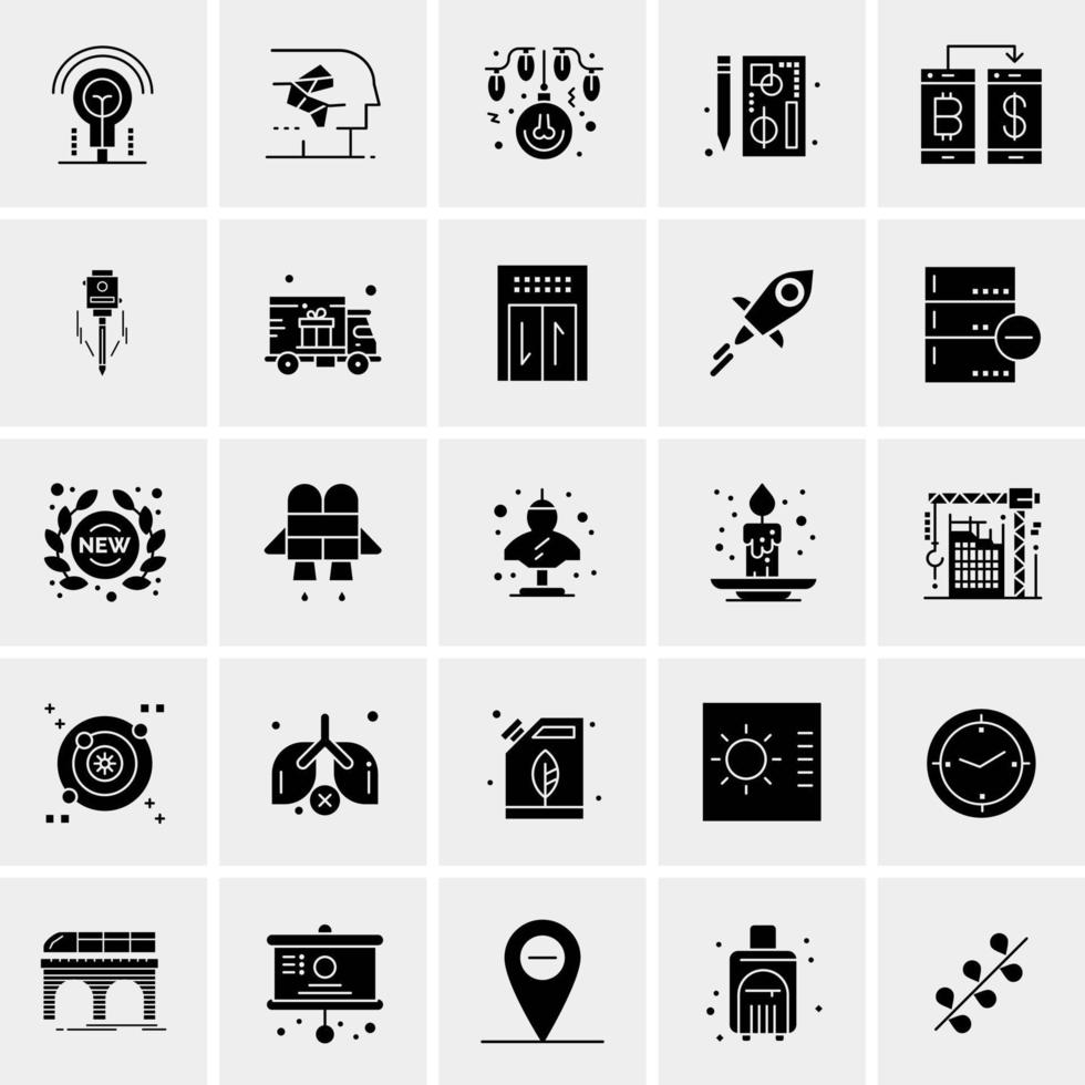 25 Universal Business Icons Vector Creative Icon Illustration to use in web and Mobile Related project