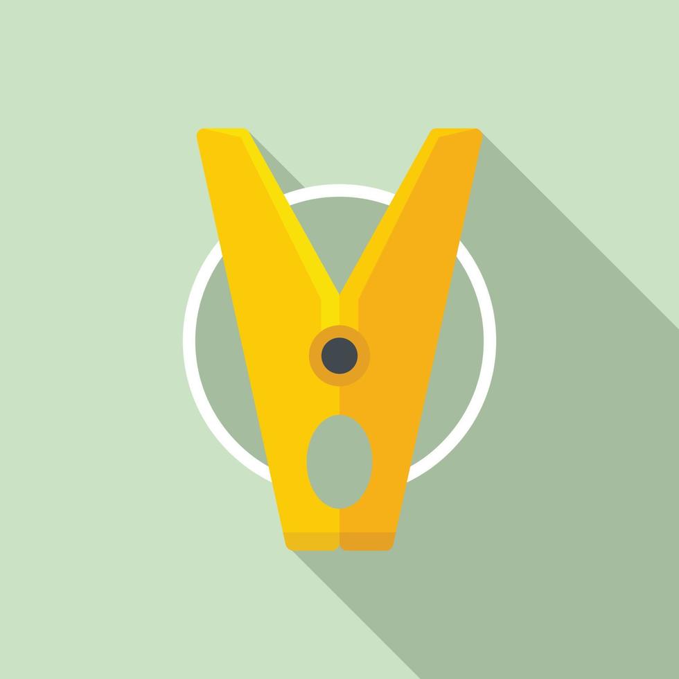 Dryer pin icon, flat style vector