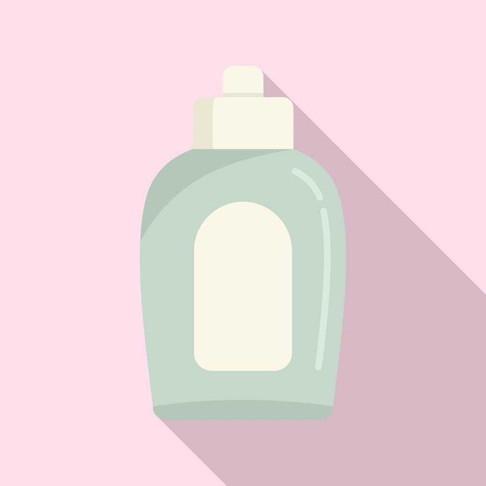 Softener bleach icon, flat style vector