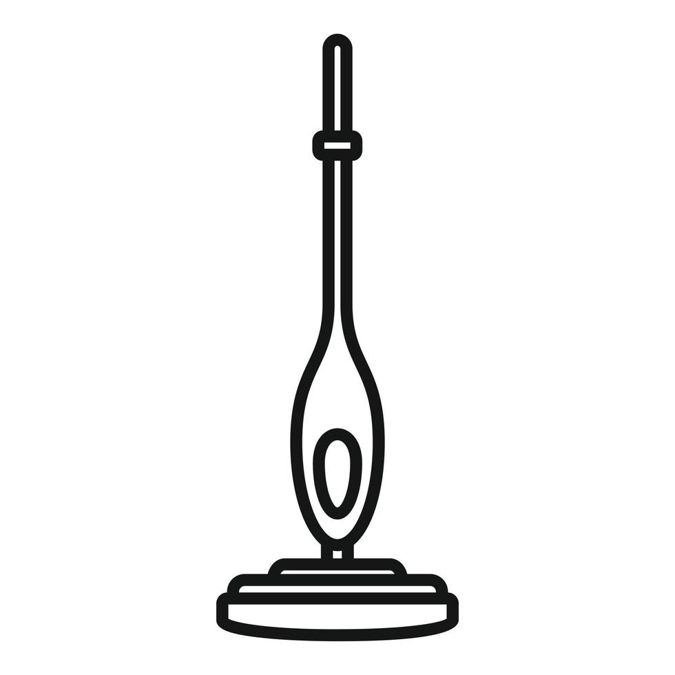 Stick steam cleaner icon, outline style vector