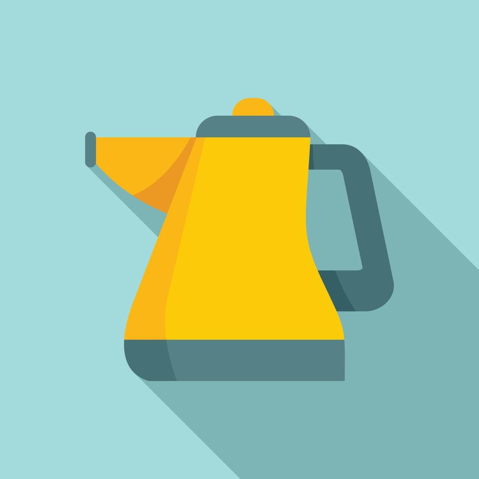 Duster steam cleaner icon, flat style vector