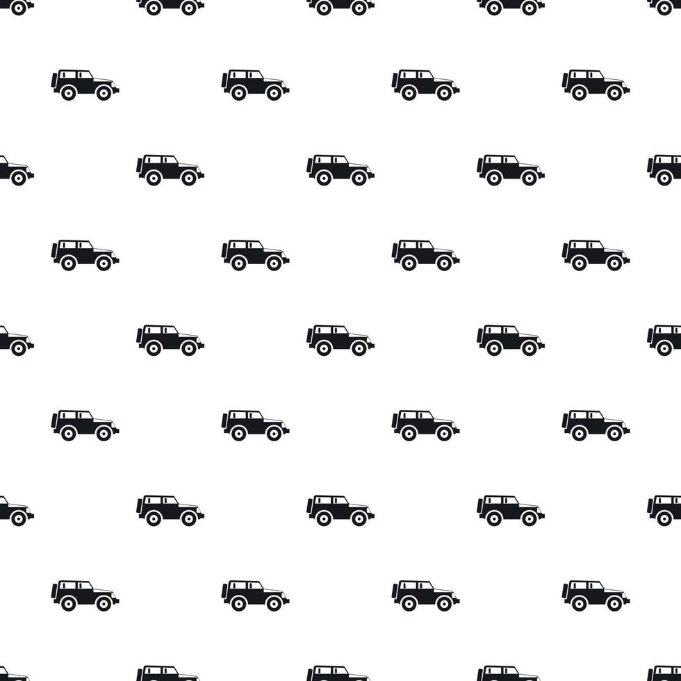 Jeep pattern, simple style vector