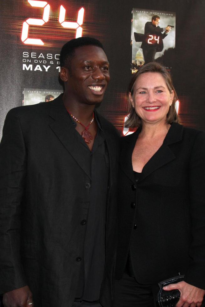 Hakeem Kae-Kazim and Cherry Jones arriving at the 24 Season Finale Screening Season 8,and Season 7 DVD Release at the Wadworth Theater in Westwood,CA on May 12, 2009 photo