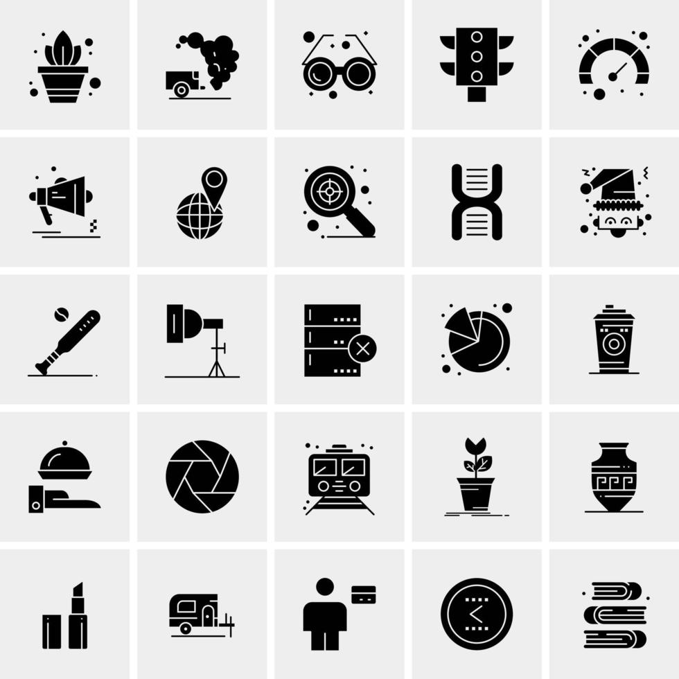 25 Universal Business Icons Vector Creative Icon Illustration to use in web and Mobile Related project