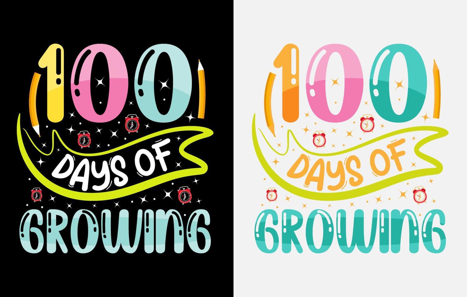 100 days of school t shirt, Hundred days of t shirt design vector