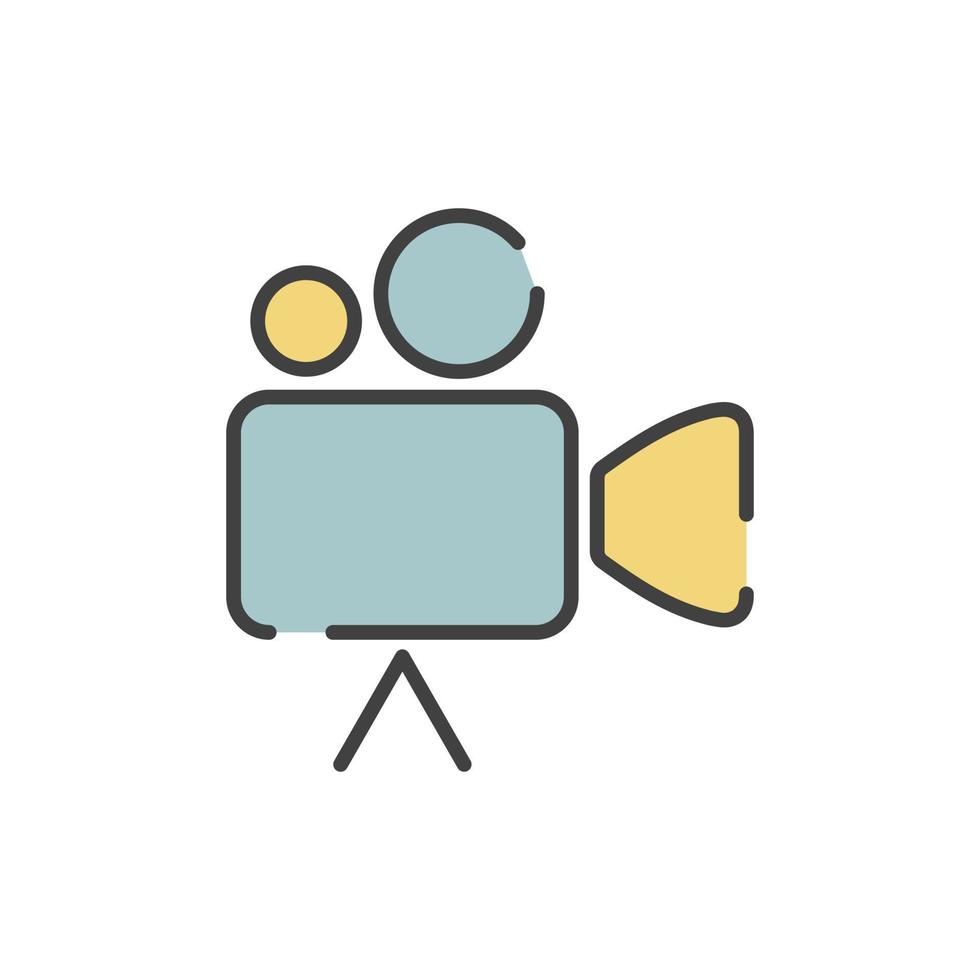 video recorder icon vector