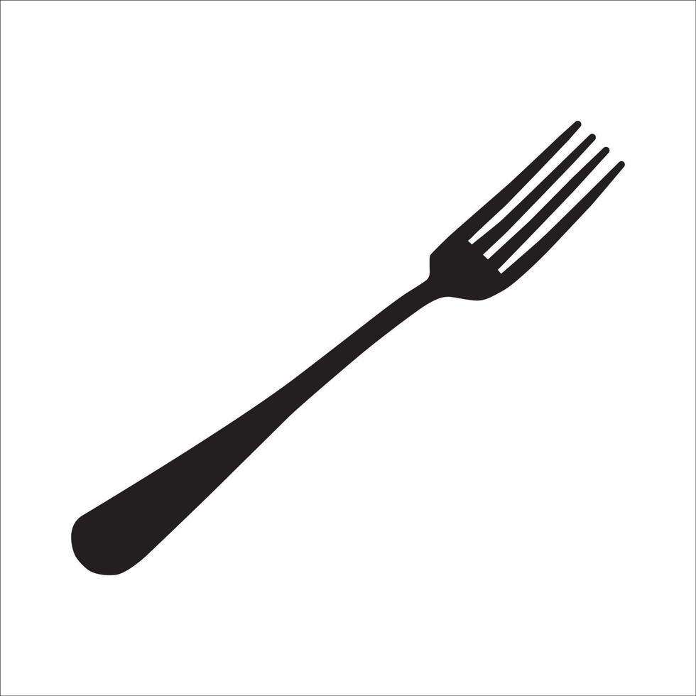 fork icon logo vector design