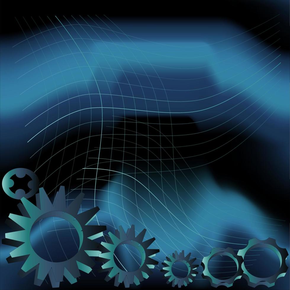 Gear Abstract Background vector