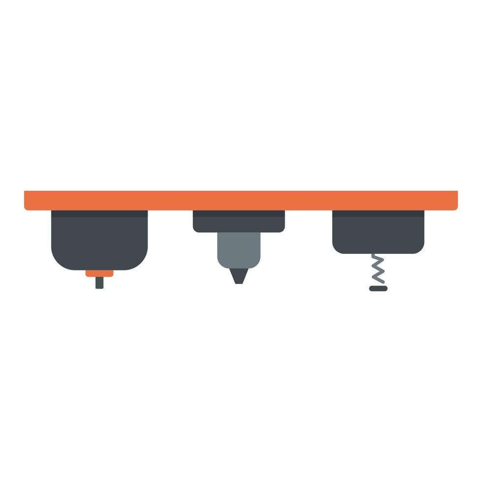 Assembly line tool icon, flat style vector
