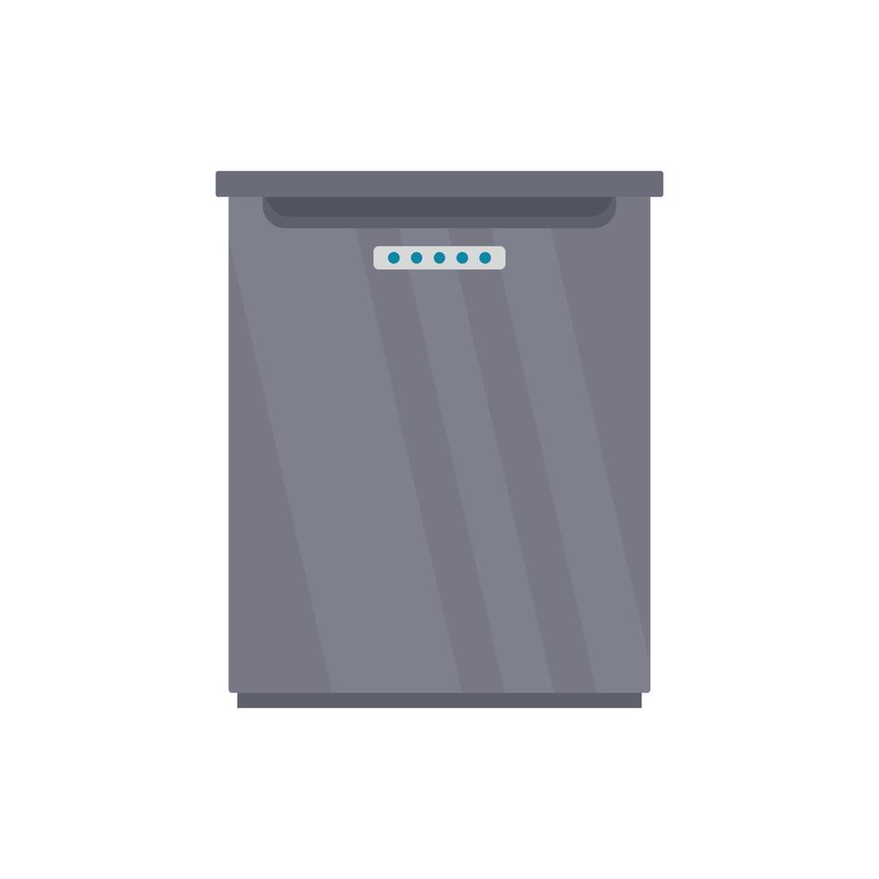 Refrigerator icon, flat style vector