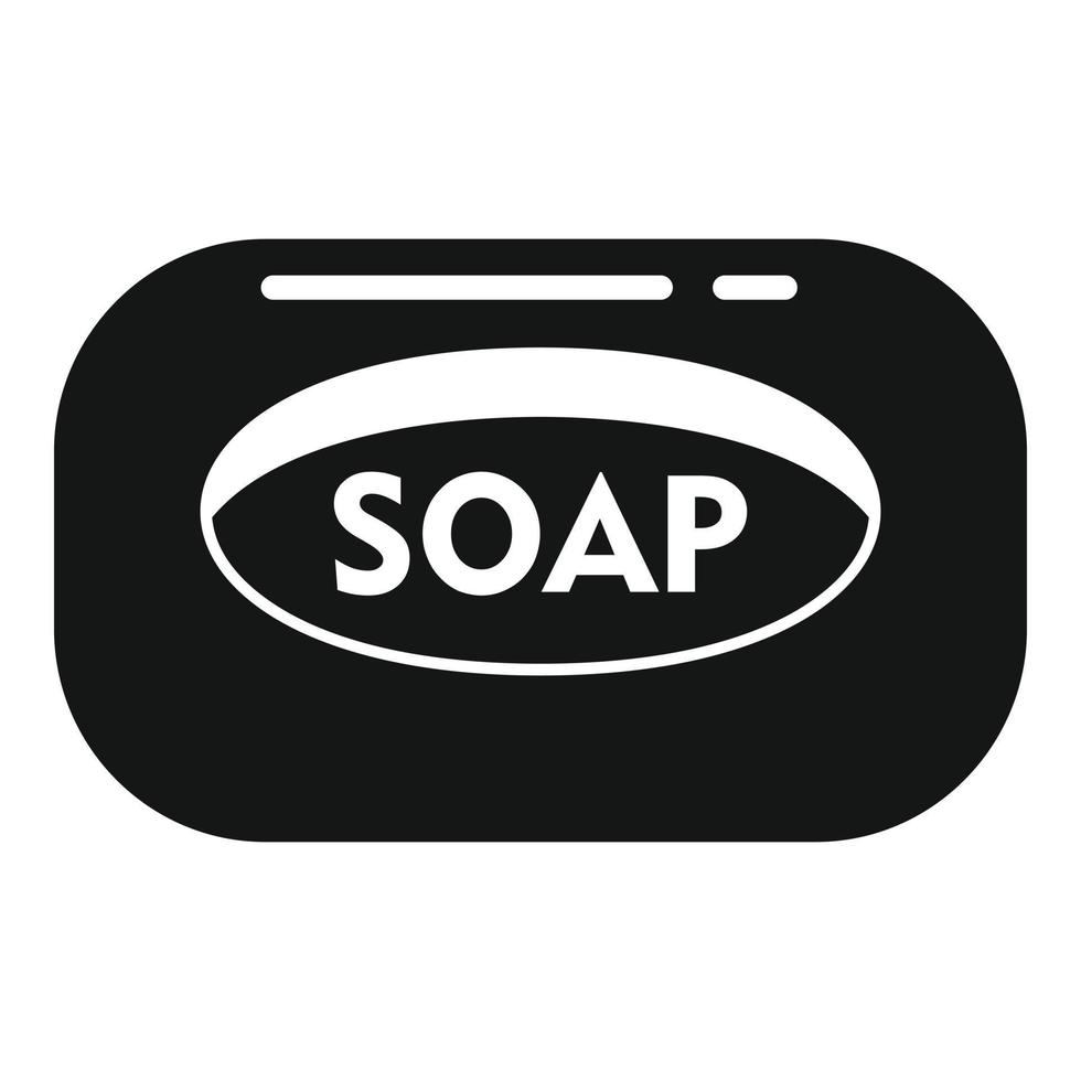 Antiseptic soap icon, simple style vector