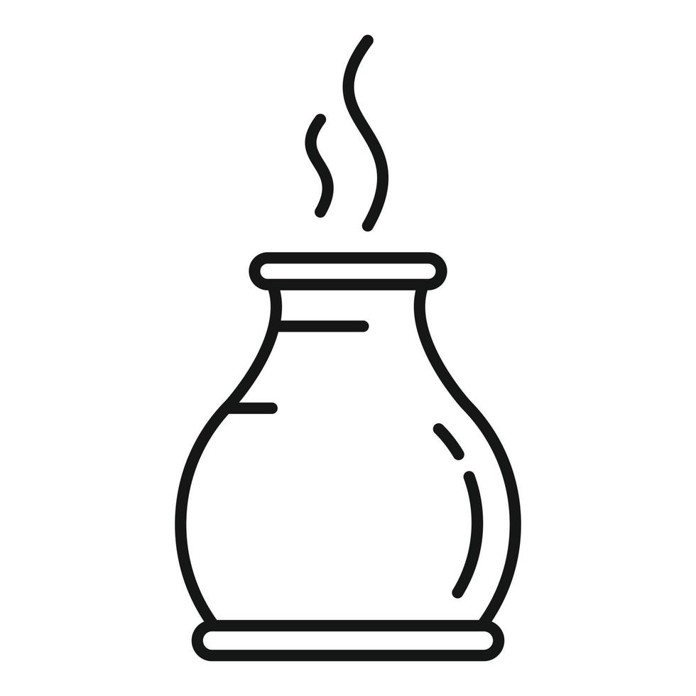 Aroma diffuser icon, outline style vector