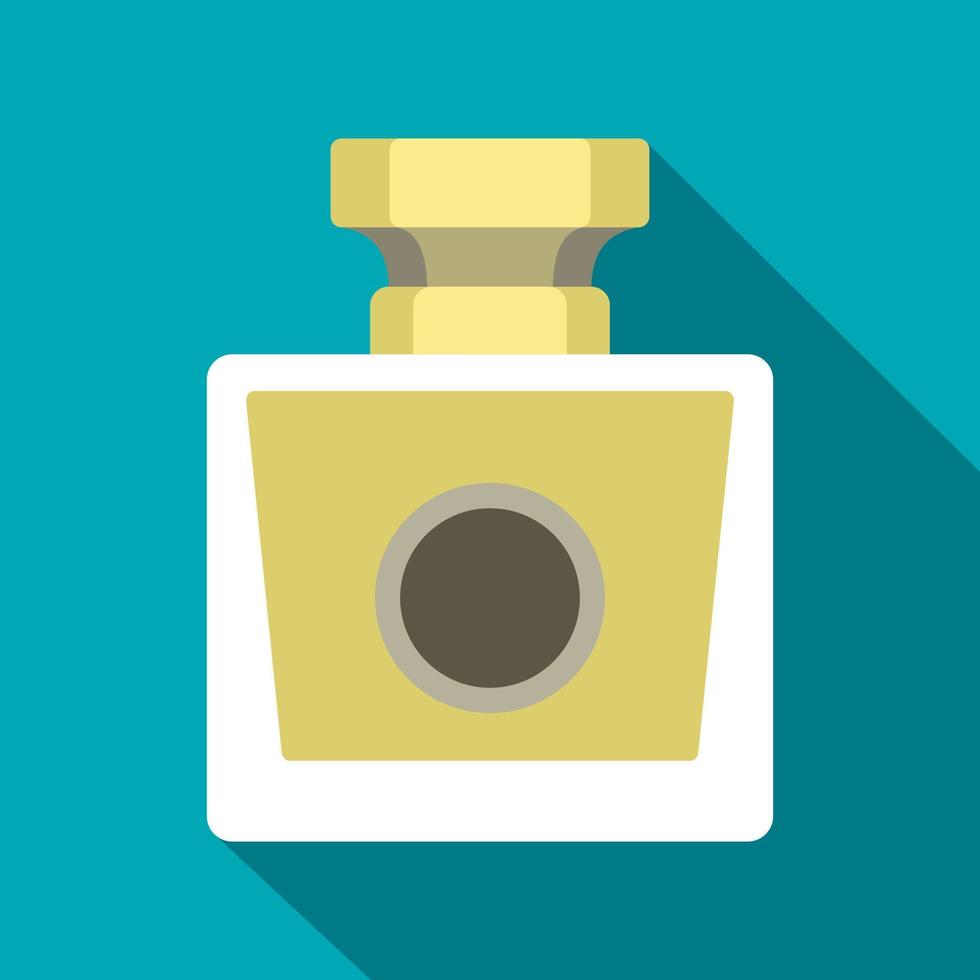 Perfume bottle icon, flat style vector