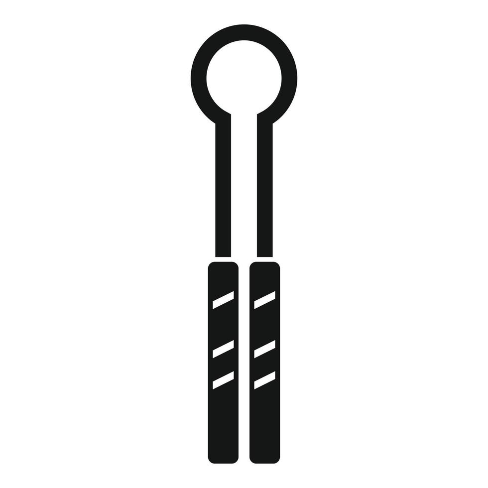 Blacksmith handle tool icon, simple style vector