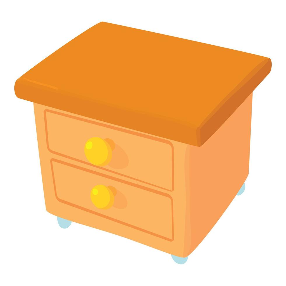 Commode icon, cartoon style vector