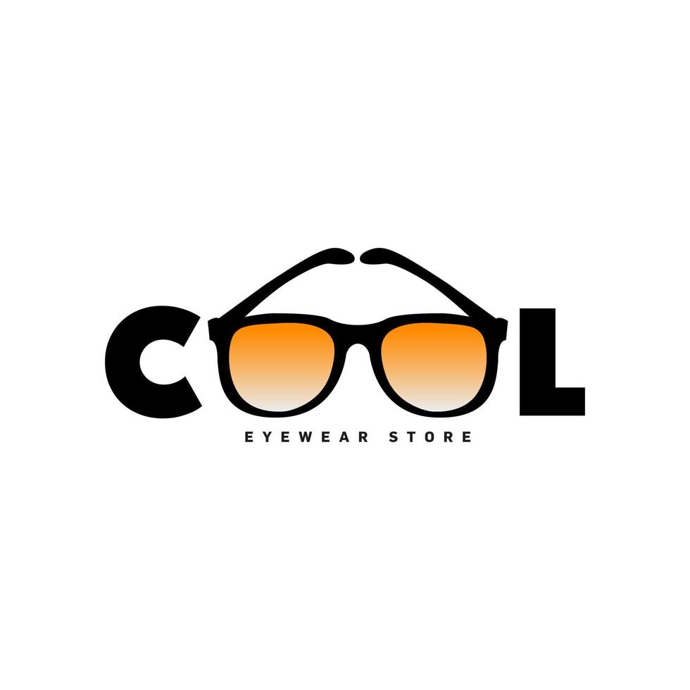 cool eyewear store vector