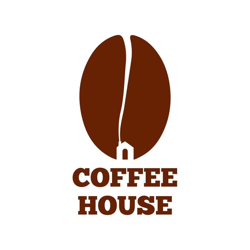 diseño de vector de logotipo de cafetería