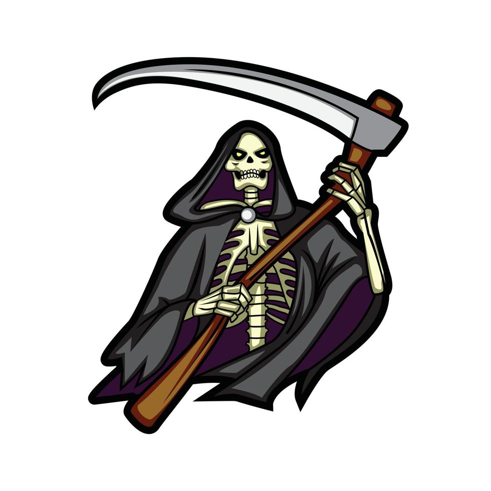 Grim Reaper Illustration vector