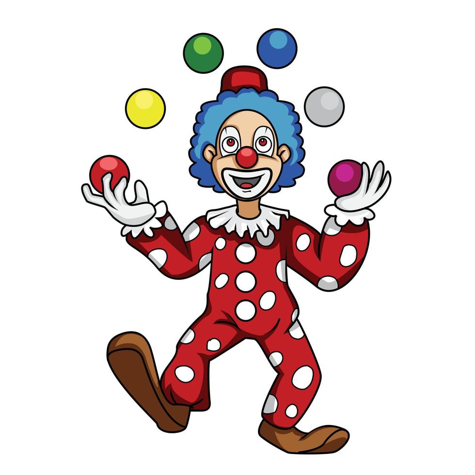 Clown Attraction Illustration vector