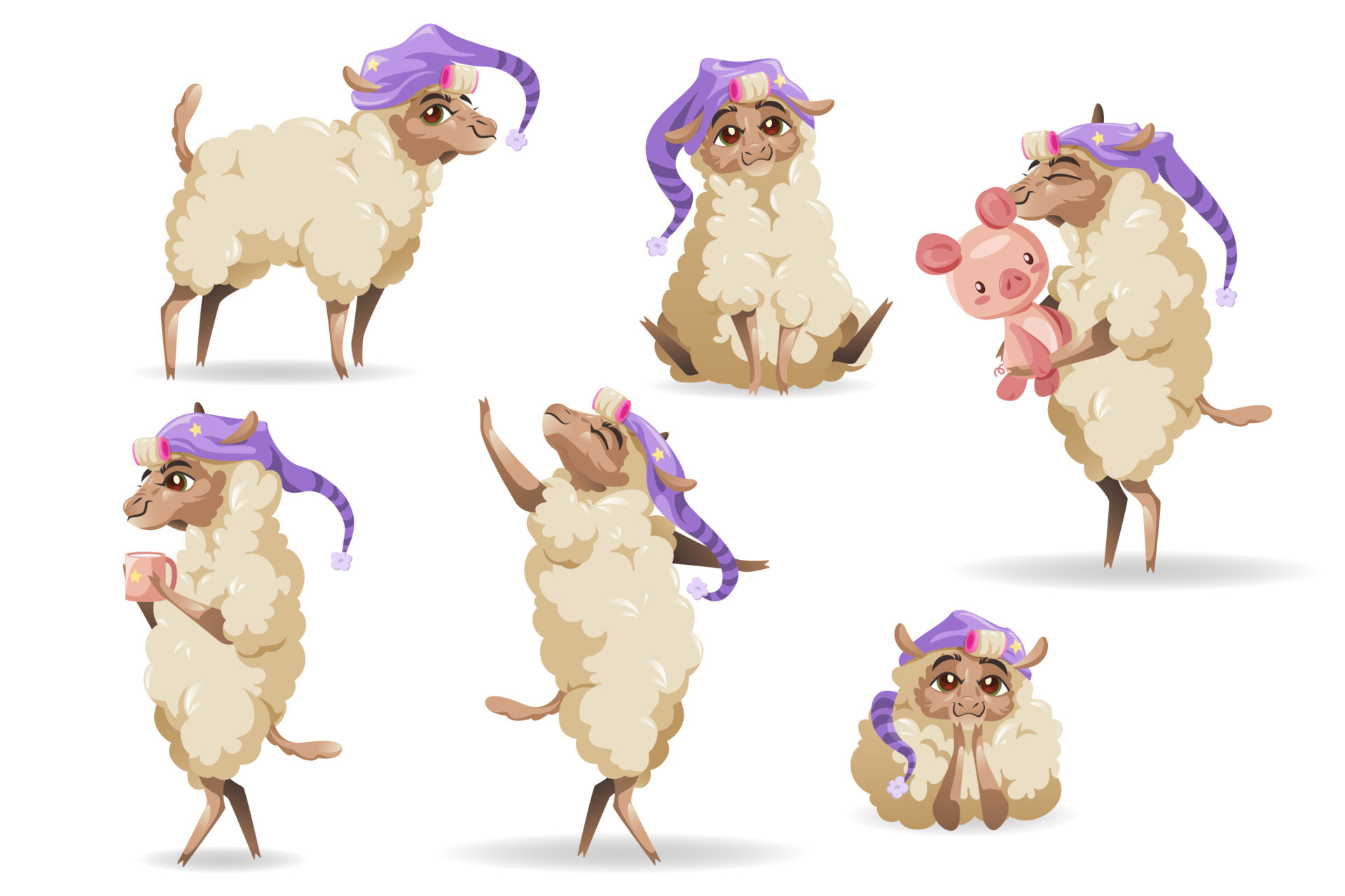 desing character lady sheep, romantic by Parutena -- Fur Affinity