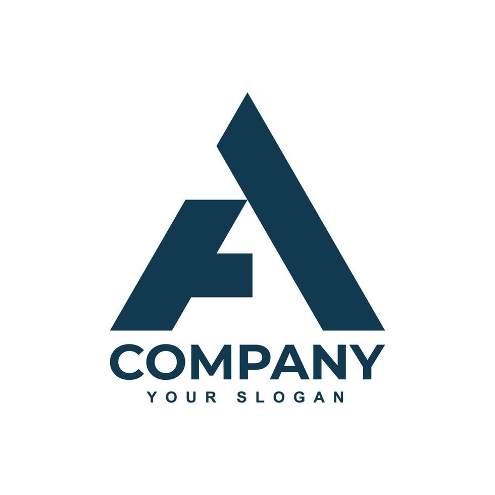 Logos with the letter a, collection vector