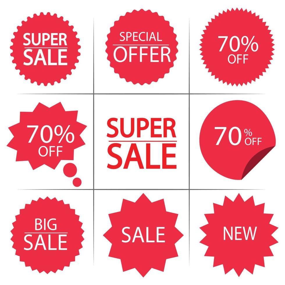 super sale ,offer , 70 off vector