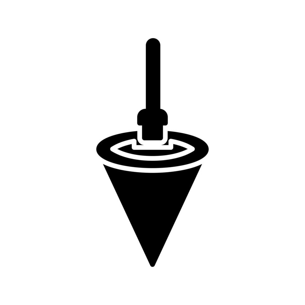 Plumb Bob Vector Icon 14704982 Vector Art at Vecteezy