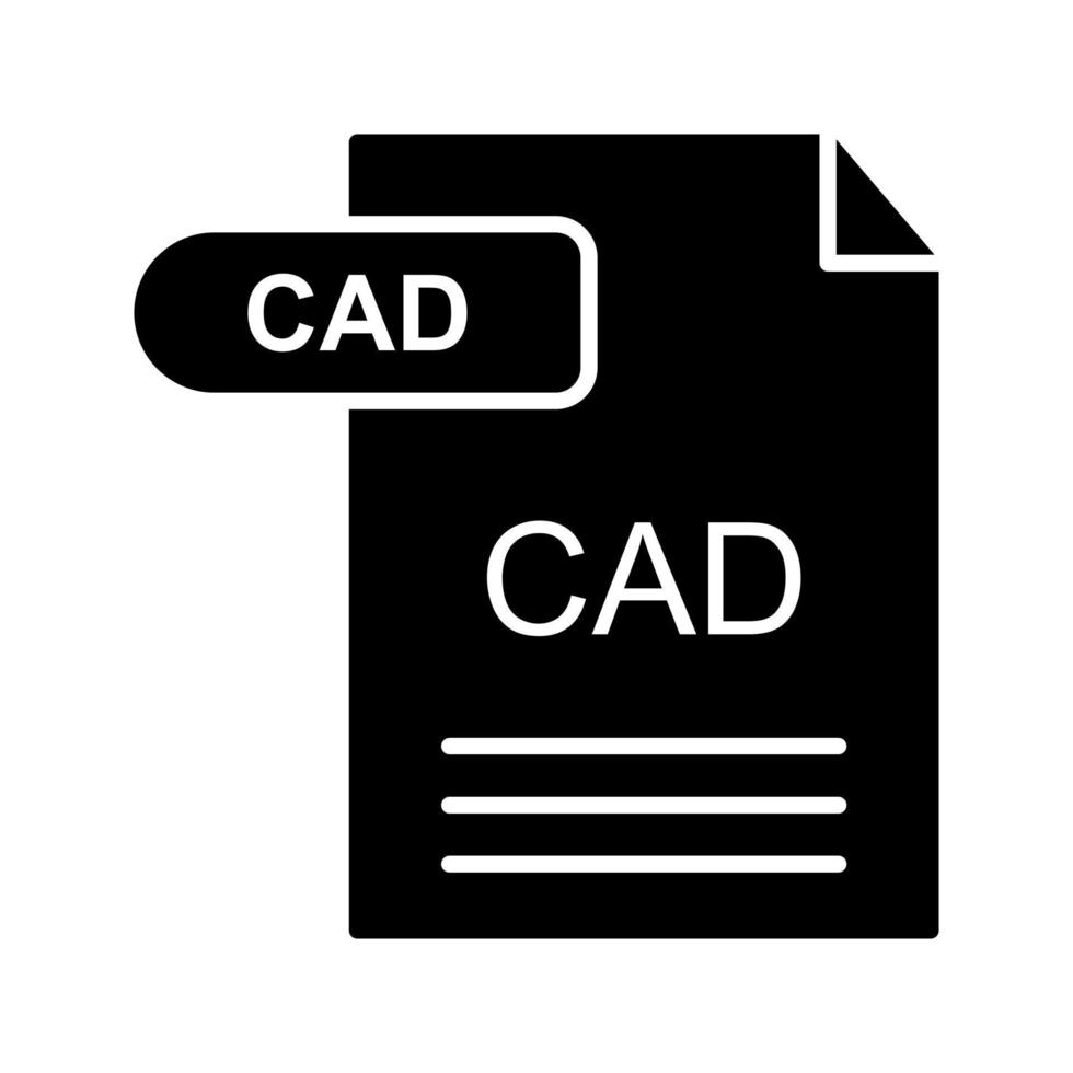 icono de vector de cad