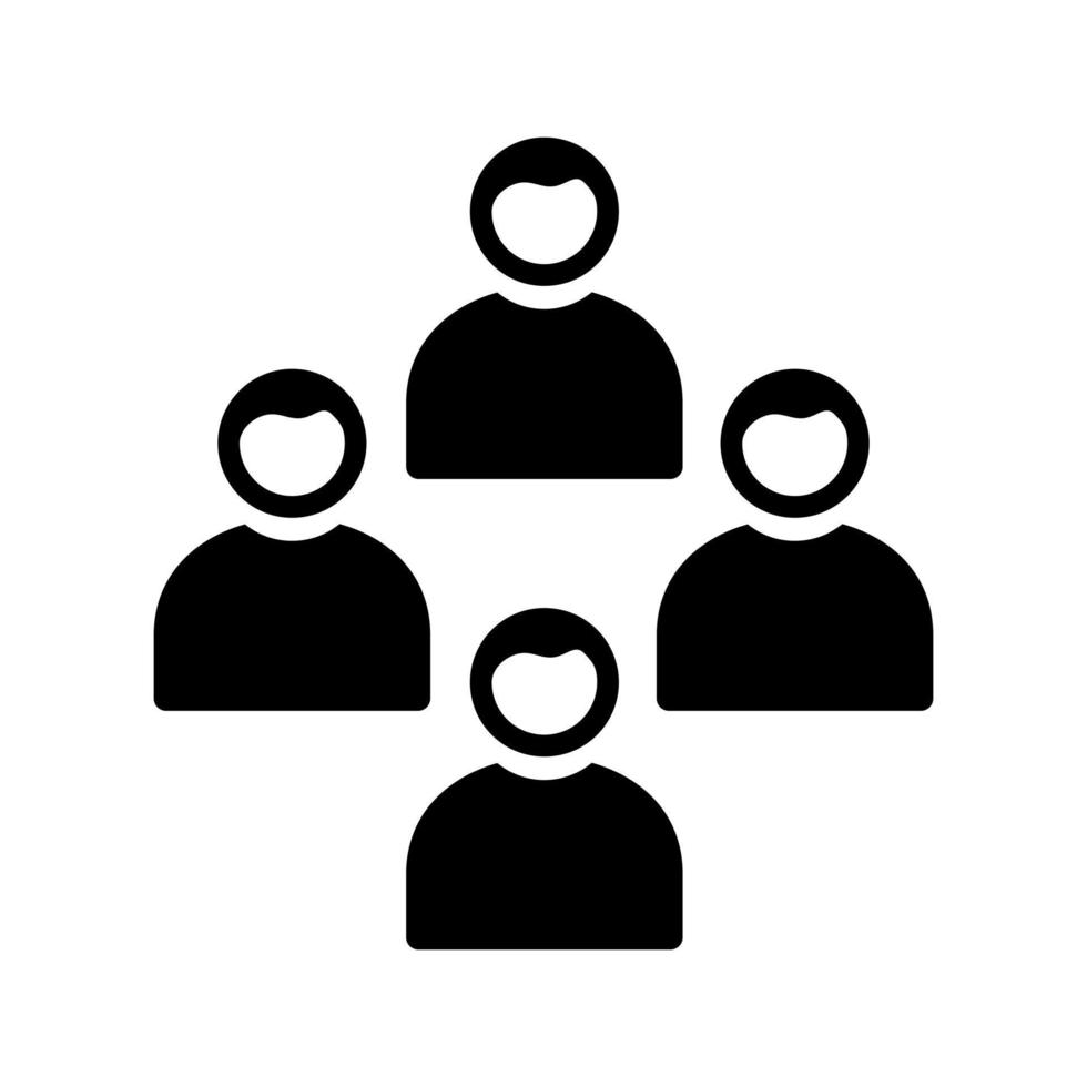 Network Group Vector Icon