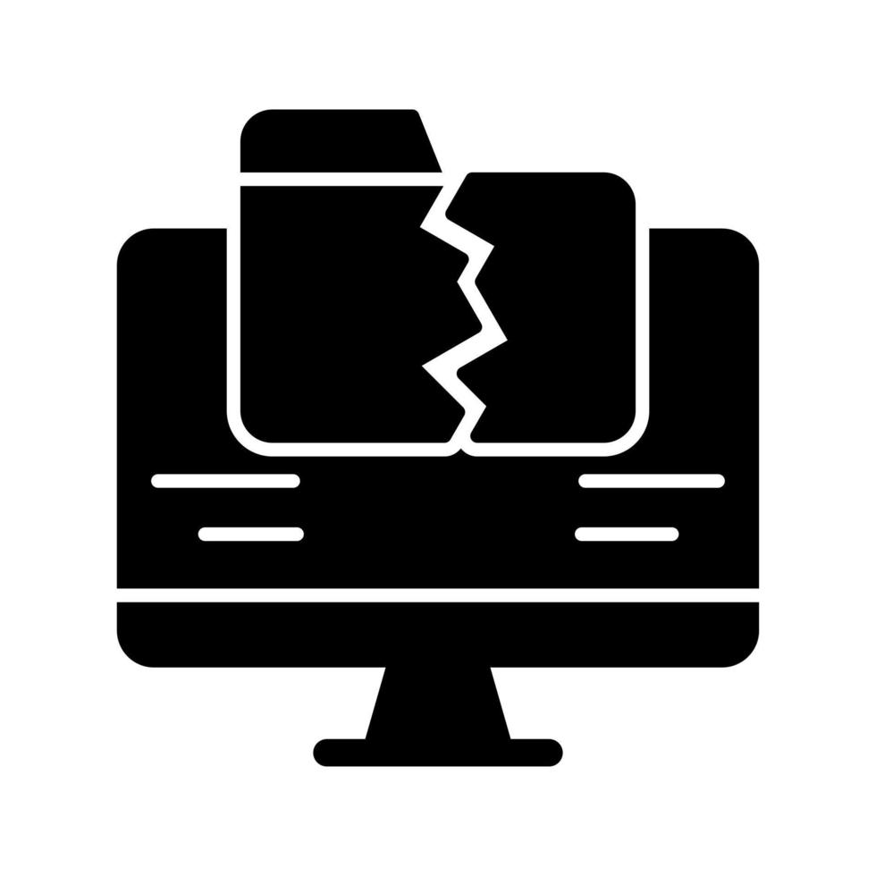 Data Loss Vector Icon