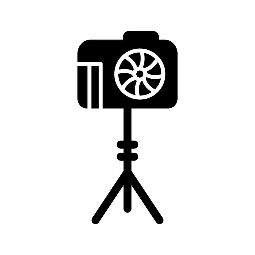 Unique Camera Stand Vector Icon