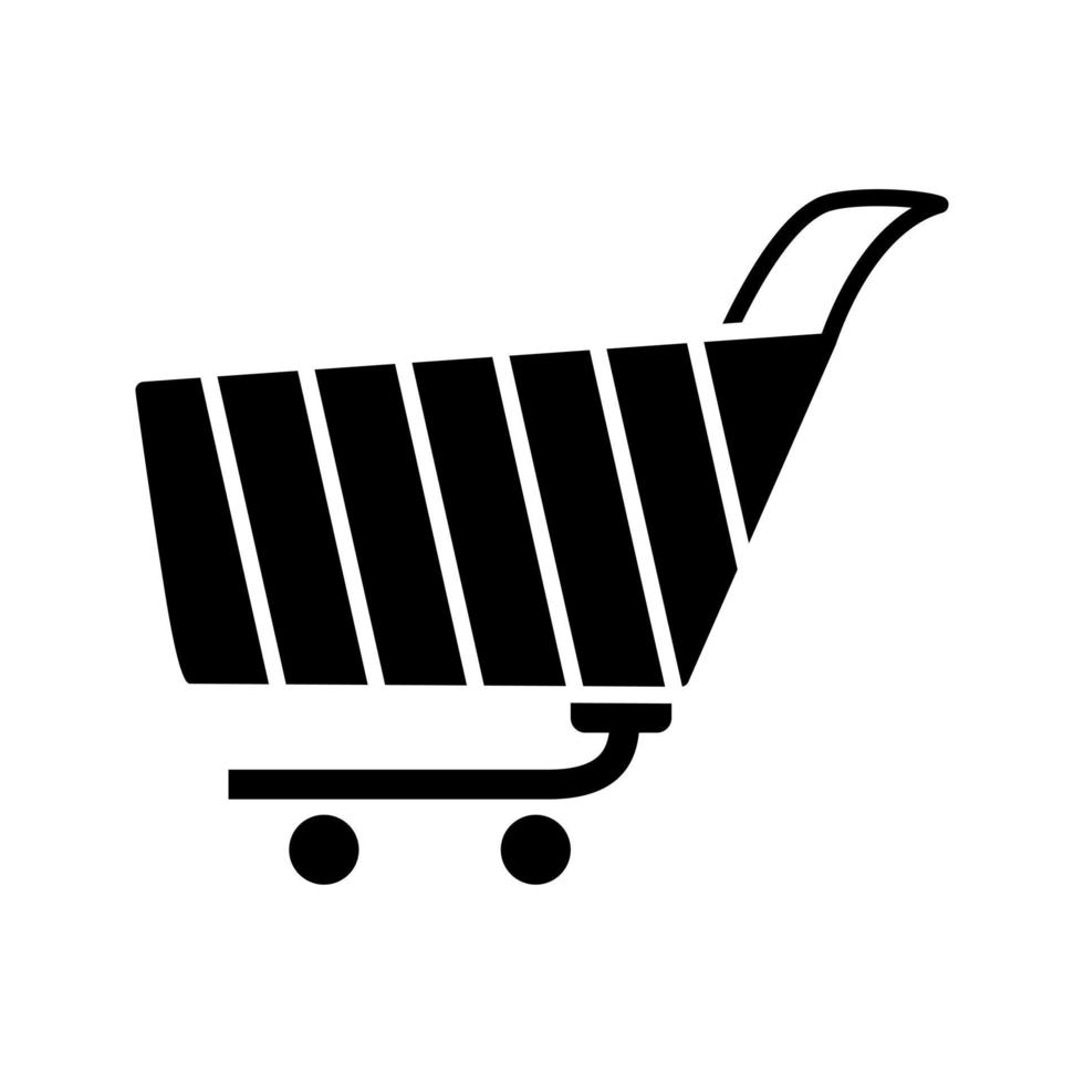 Unique Shopping Cart Vector Icon