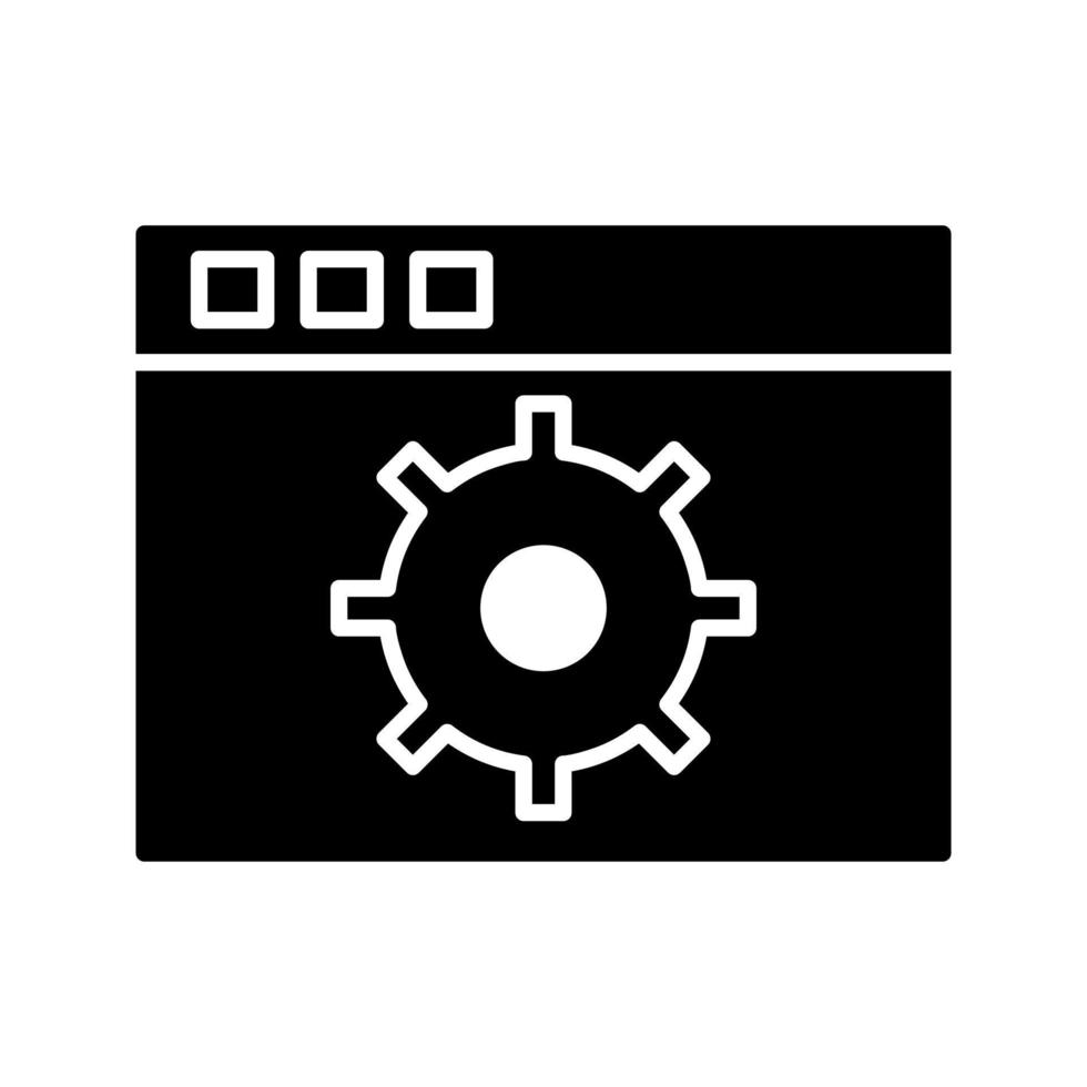 Unique Settings Vector Icon