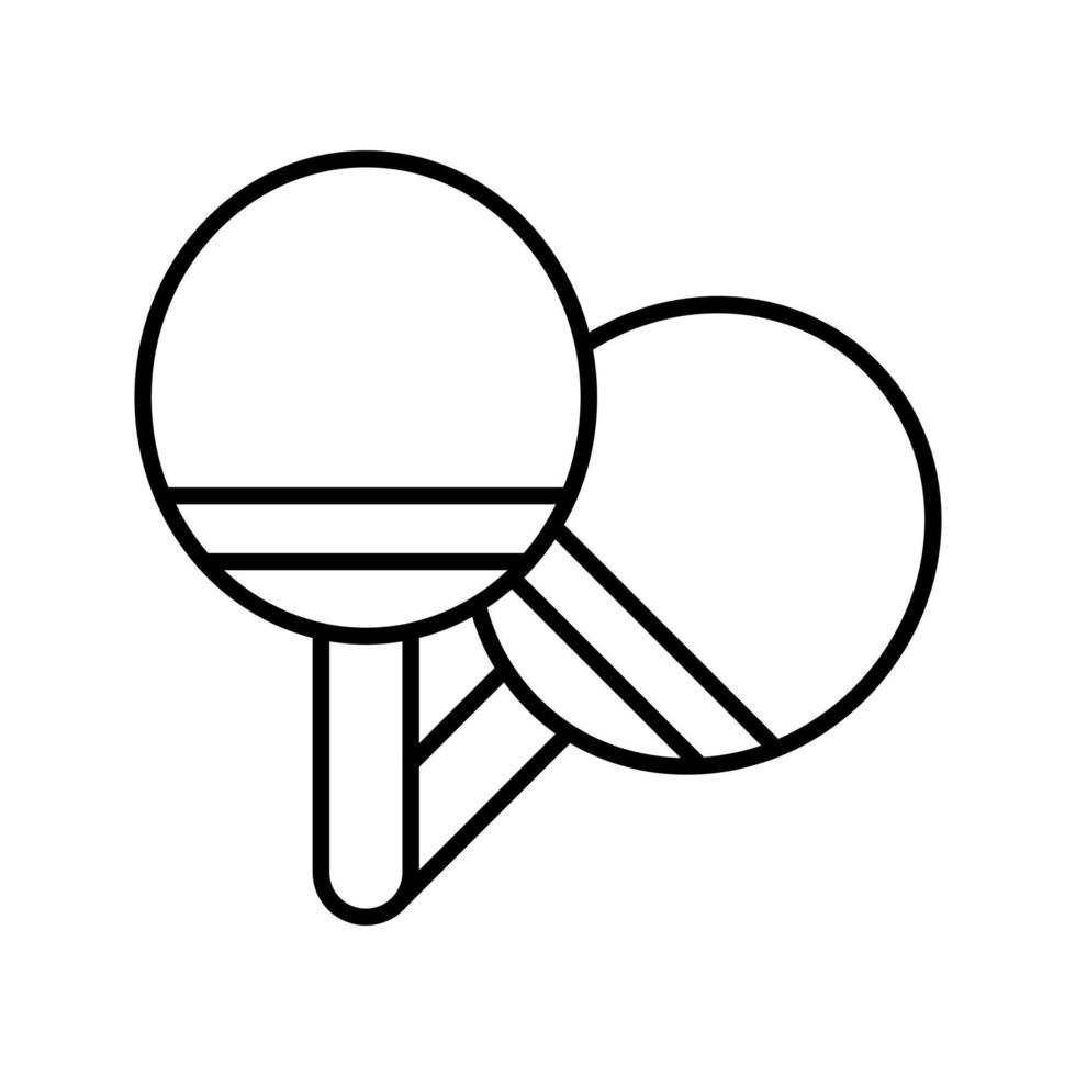 Ping Pong Vector Icon