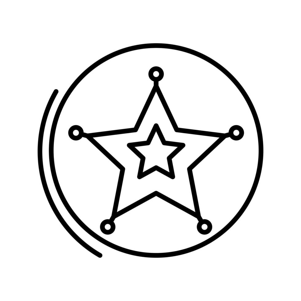 Sheriff Vector Icon