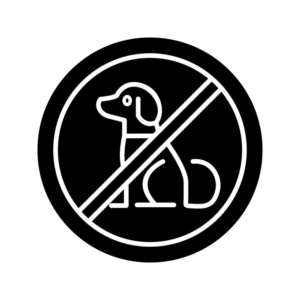 No Pets Vector Icon