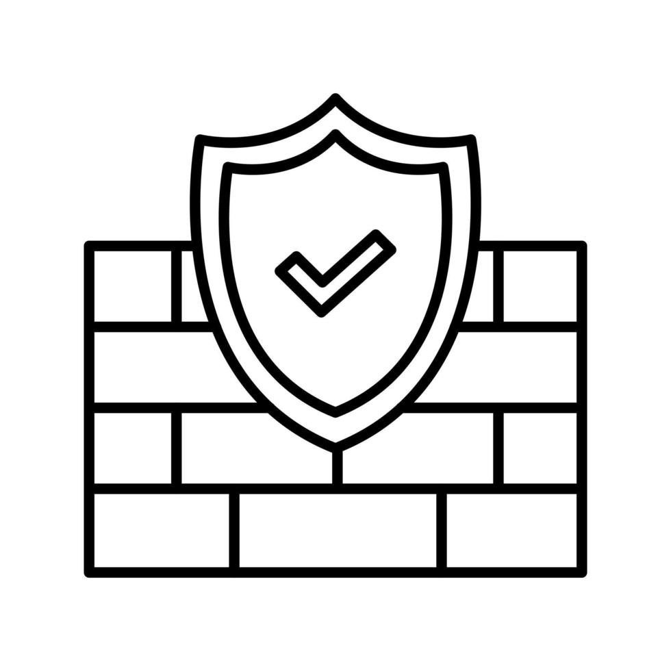 FireWall Vector Icon