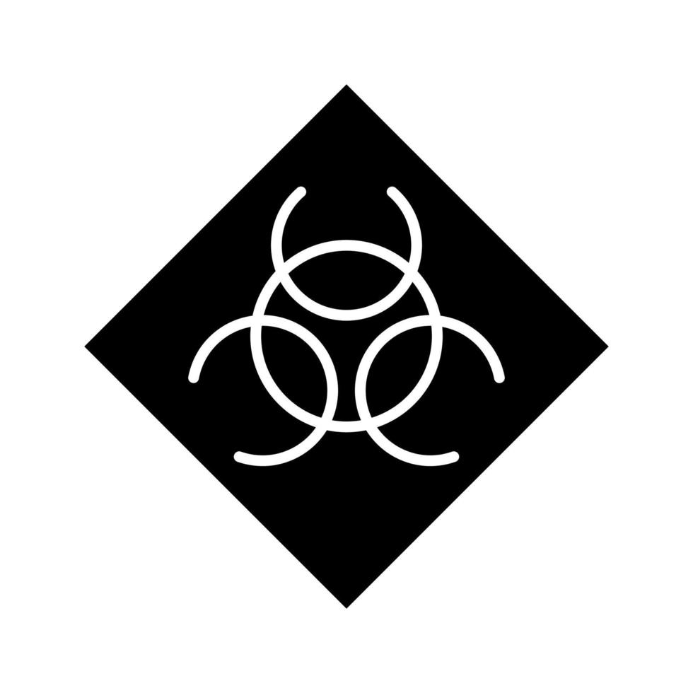 Biological Hazard Vector Icon