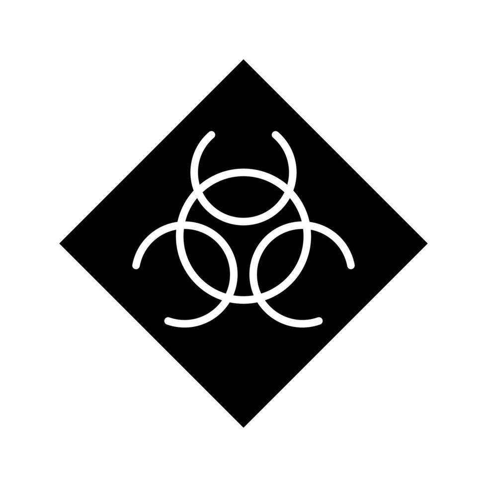 Biological Hazard Vector Icon