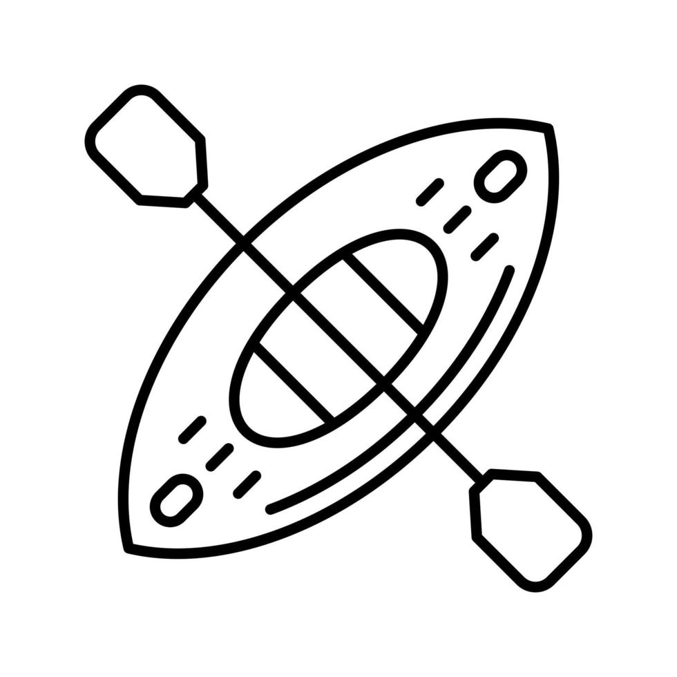 Kayak Vector Icon
