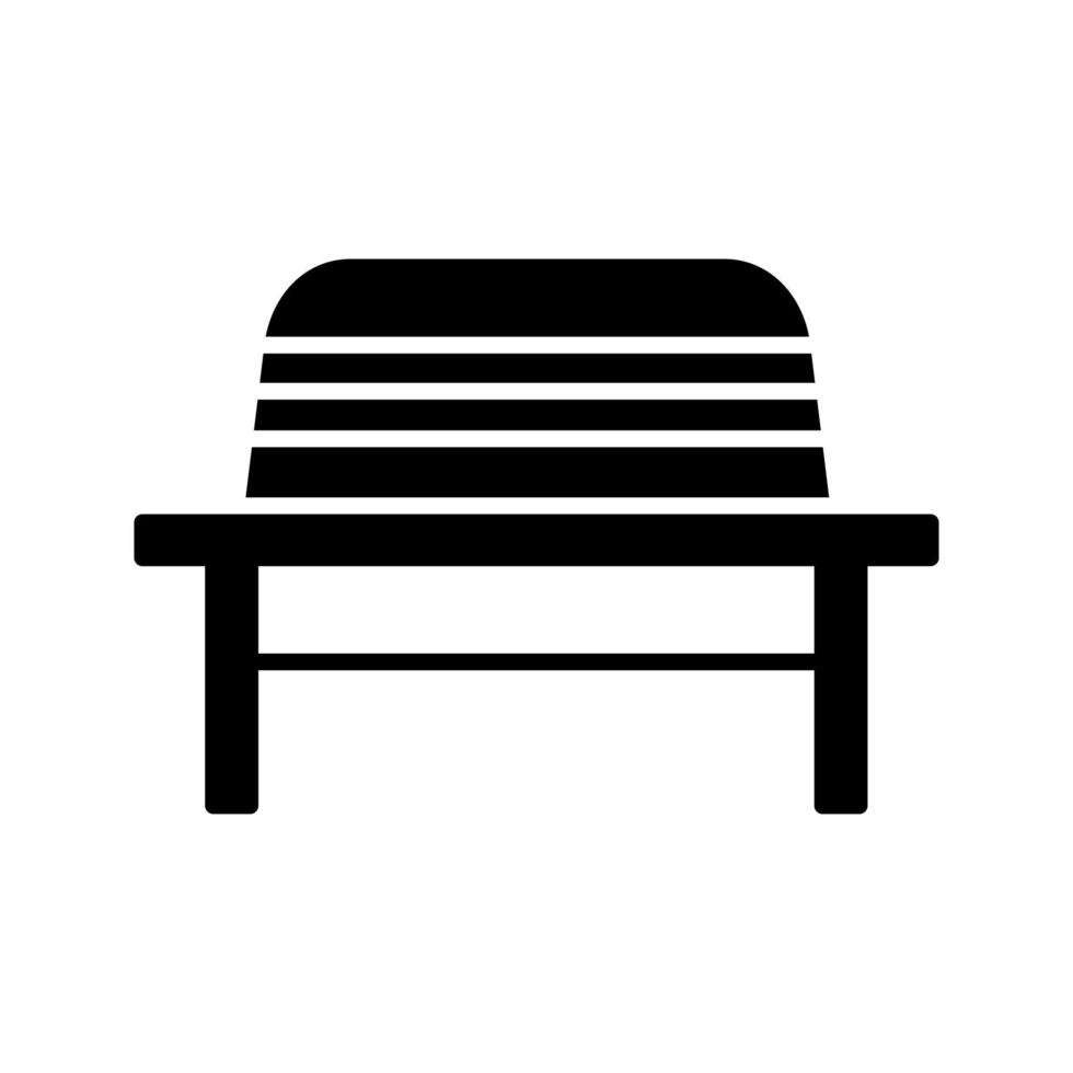 Garden Bench Vector Icon