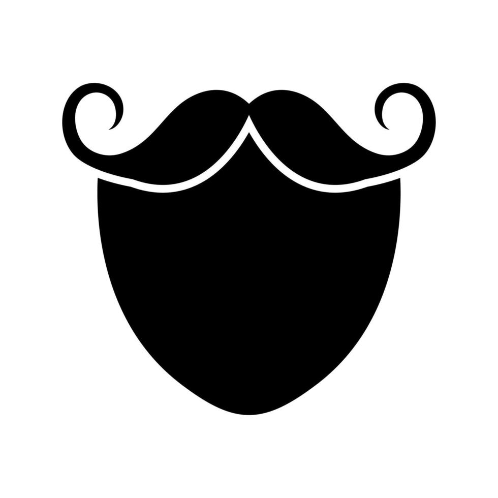 Beard and Moustache Vector Icon