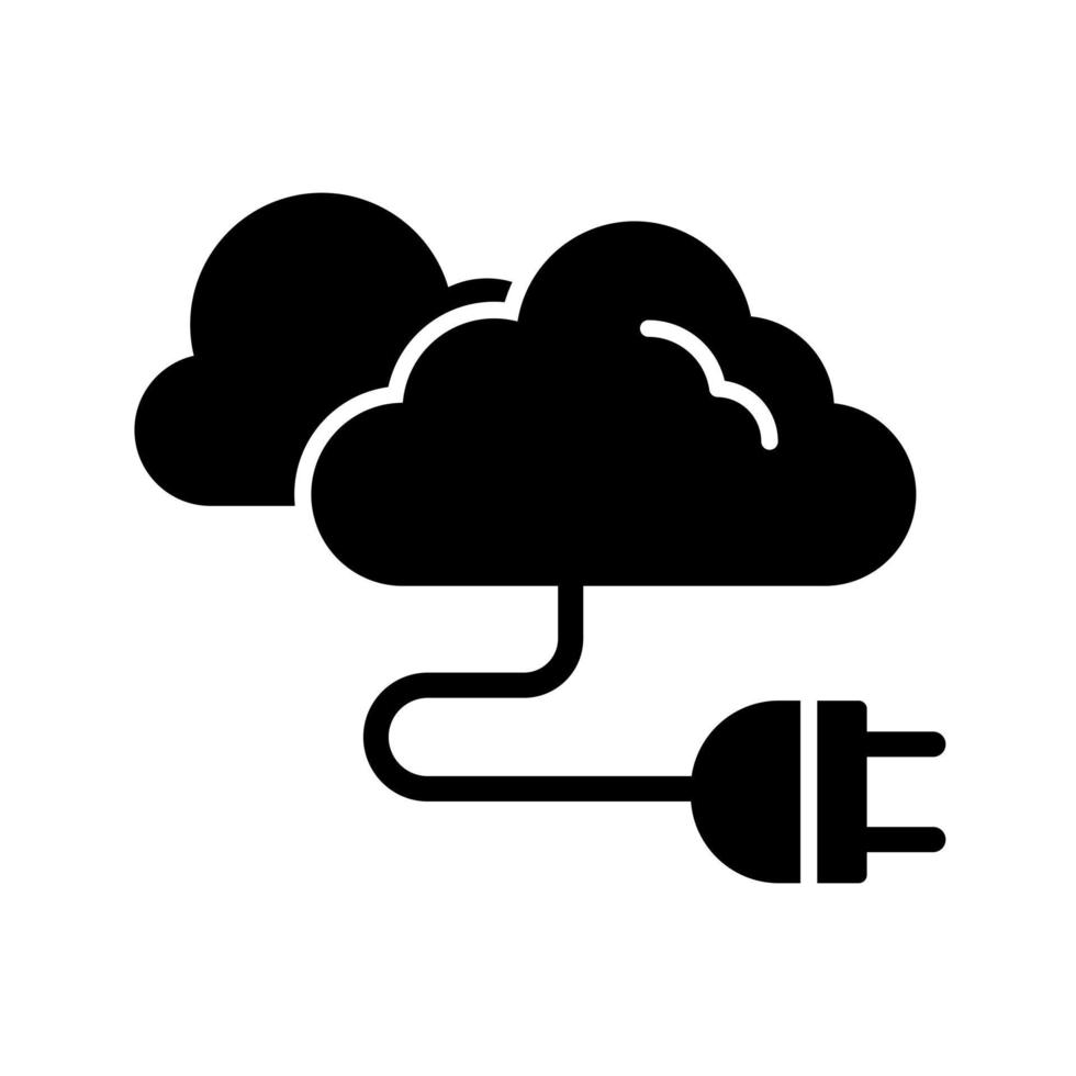 icono de vector de cable