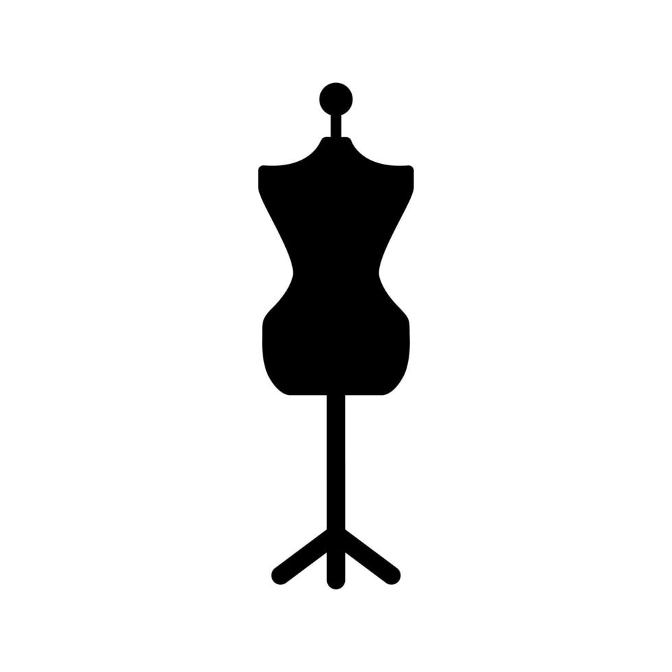 icono de vector de soporte de vestido