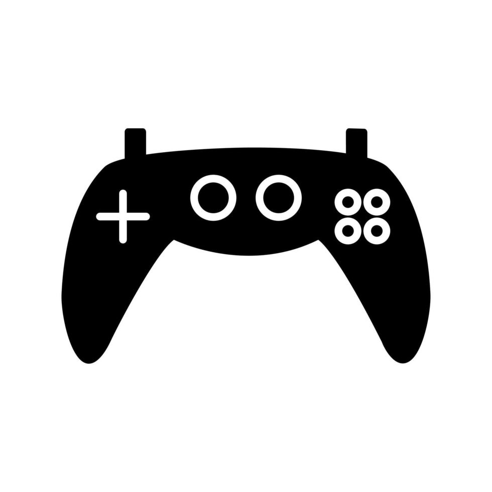 icono de vector de consola de juegos único