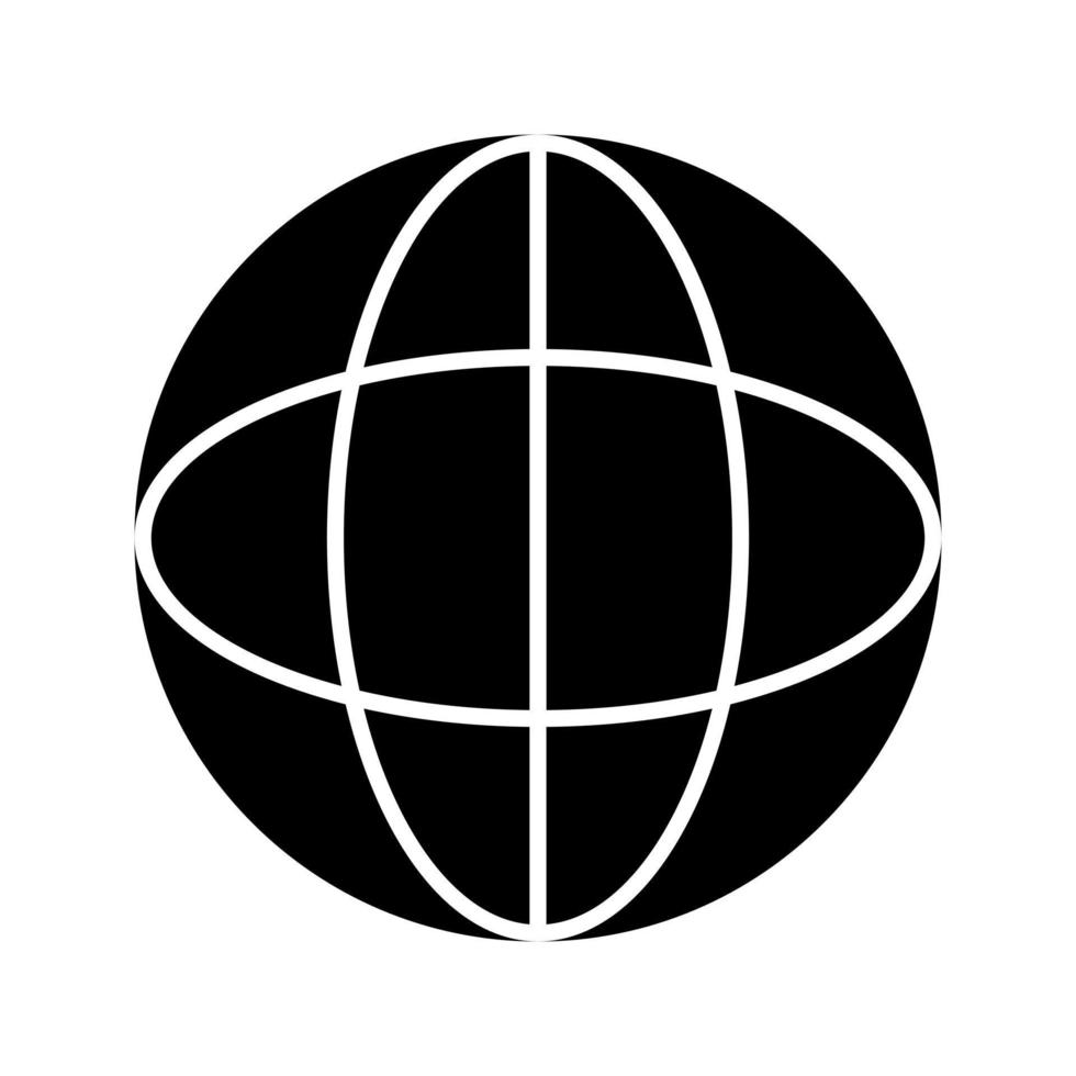 Unique Globe Vector Icon