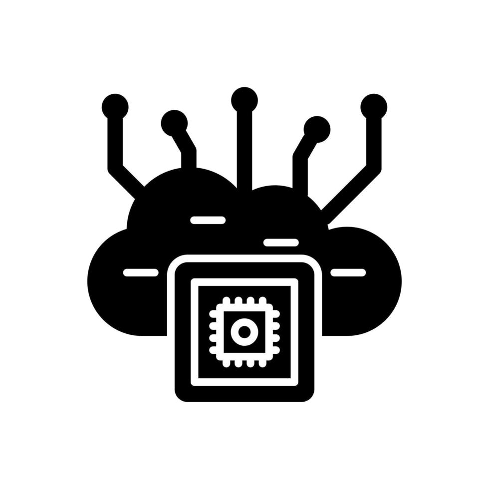 Cloud Computing Vector Icon