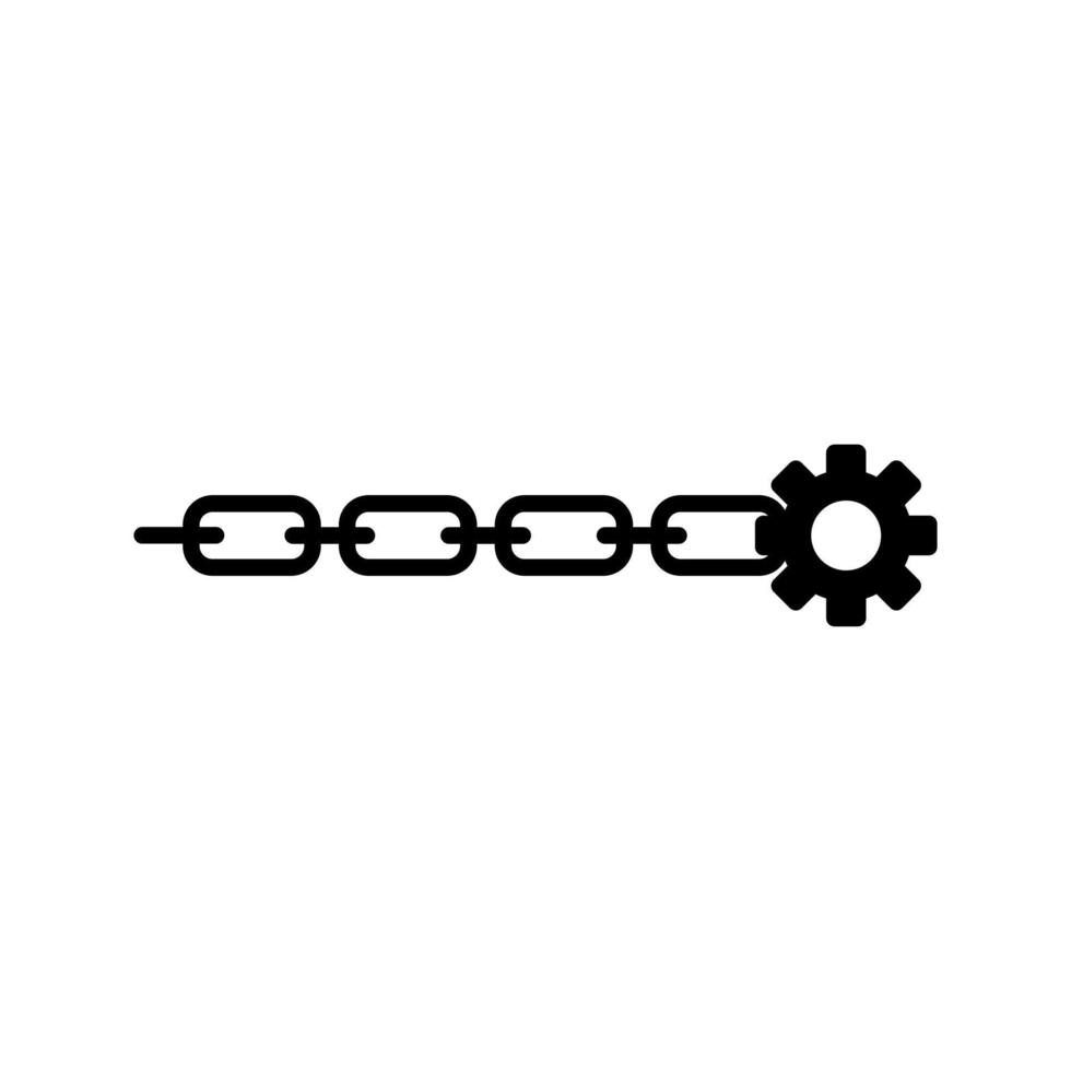 Unique Link Optimization Vector Icon