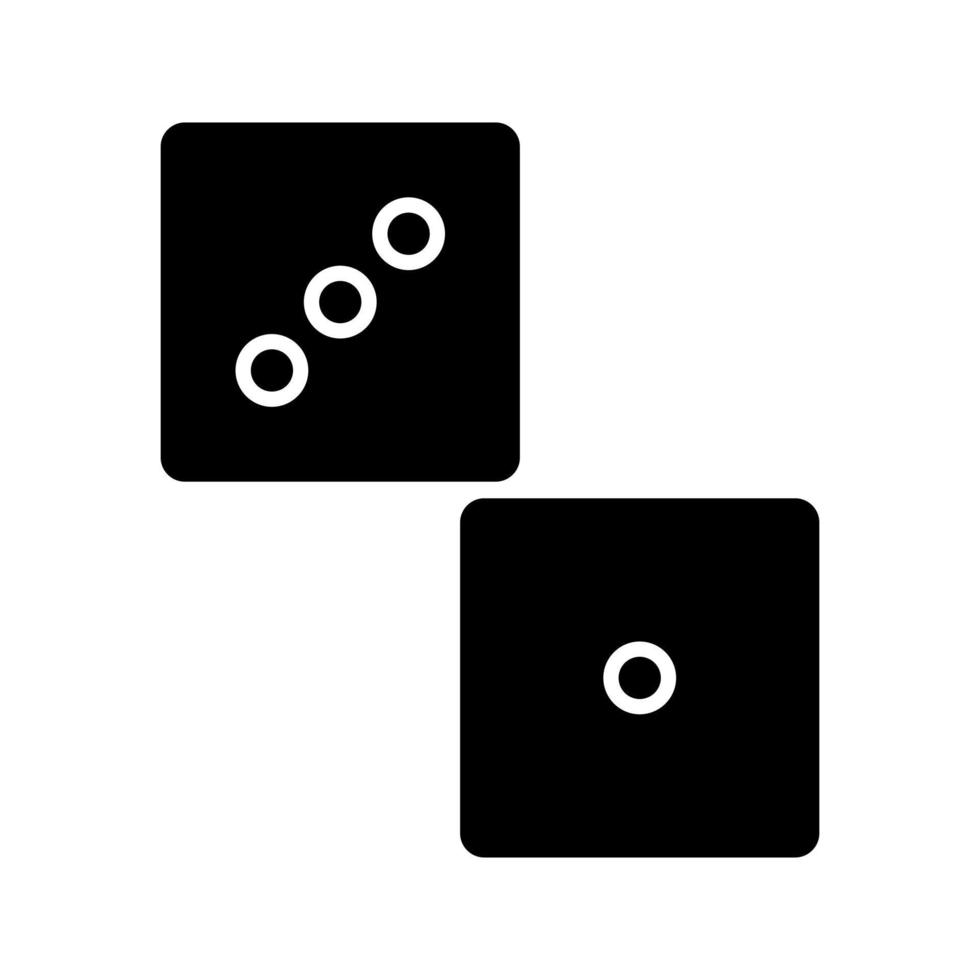 Unique Dice Vector Icon