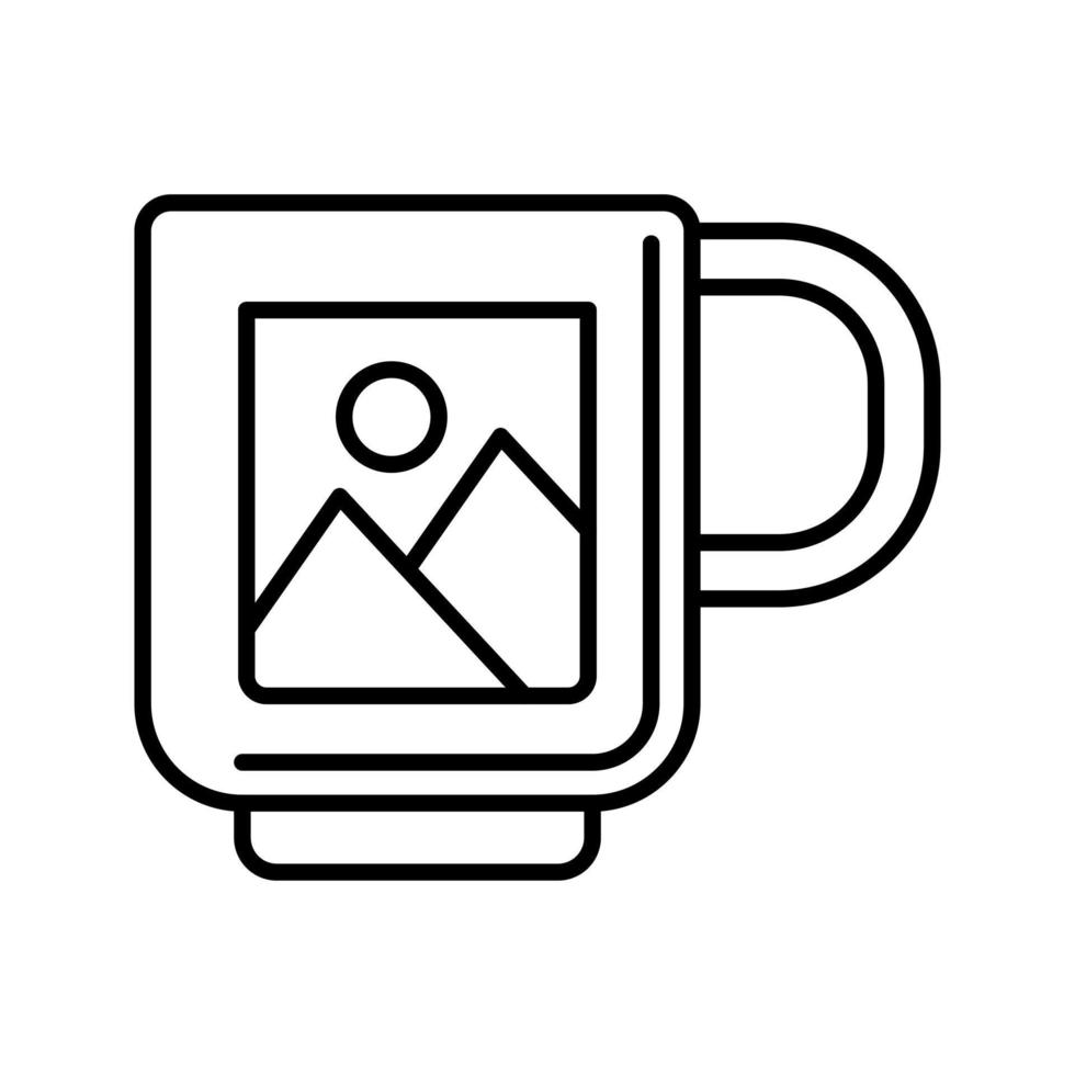 icono de vector de taza